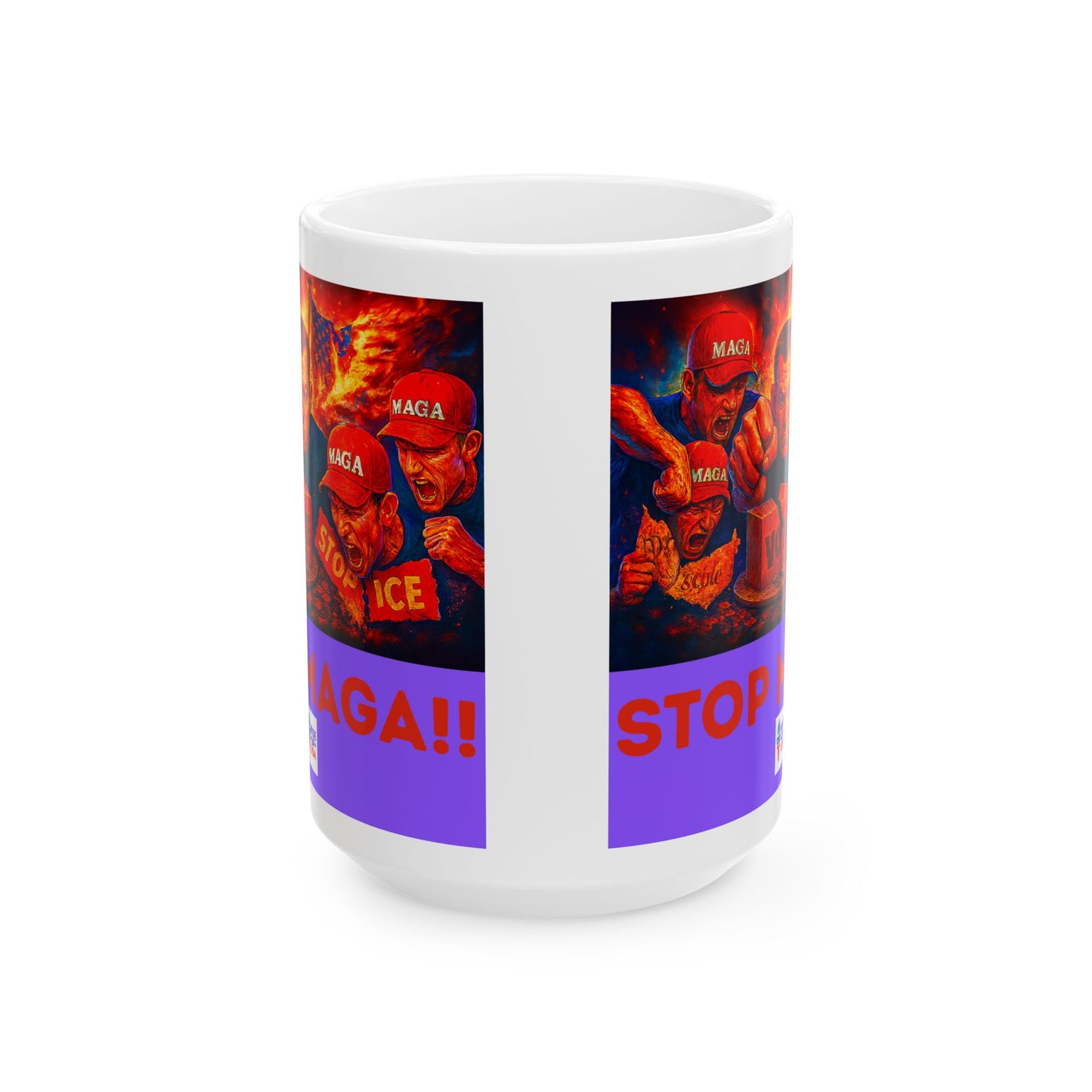 Ceramic Mug, Stop Maga in '26, Election Decor, Get MAGA Out, Midterms 26, Political Coffee Cup, Stop Trump, stop Maga, MAGA