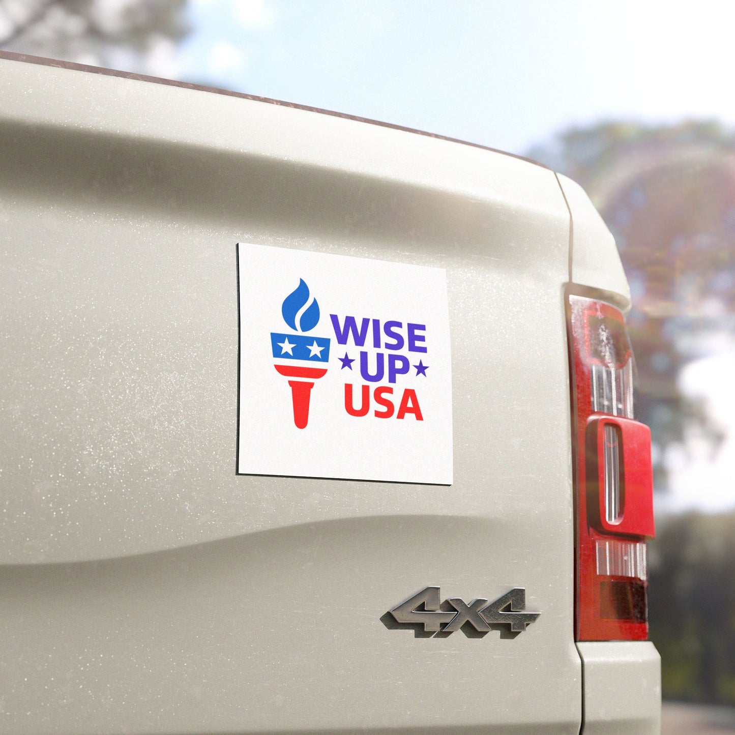 Wise Up USA. Political Car Magnets, USA, Fun Vehicle Accessory, Gift for Activists, , Midterm Elections, Revolution in thinking