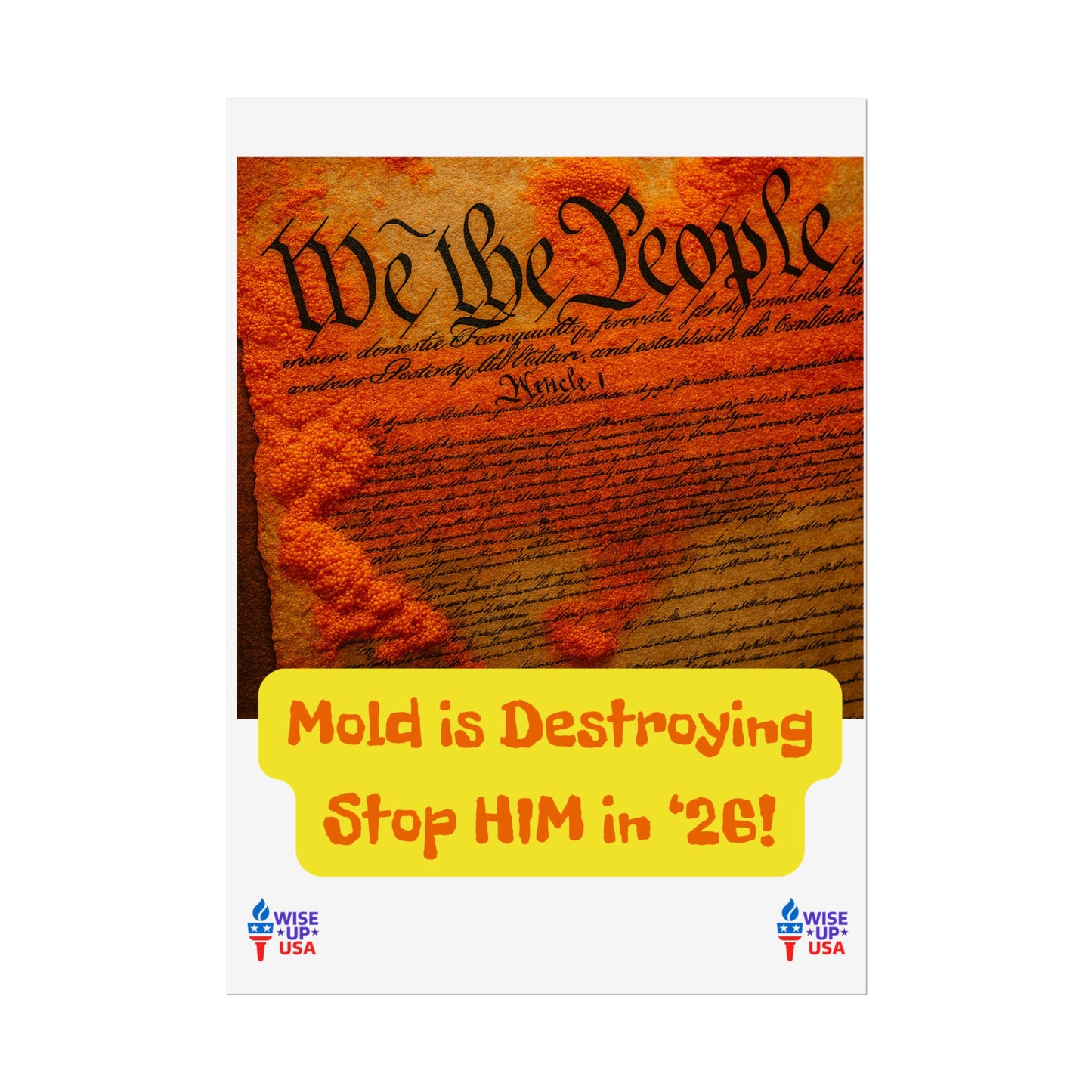 Colorful Protest Art Poster, Mold in Constitution, Activism Wall Art, Political Prints, Corrupt Congress, Midterm Elections, oust elite