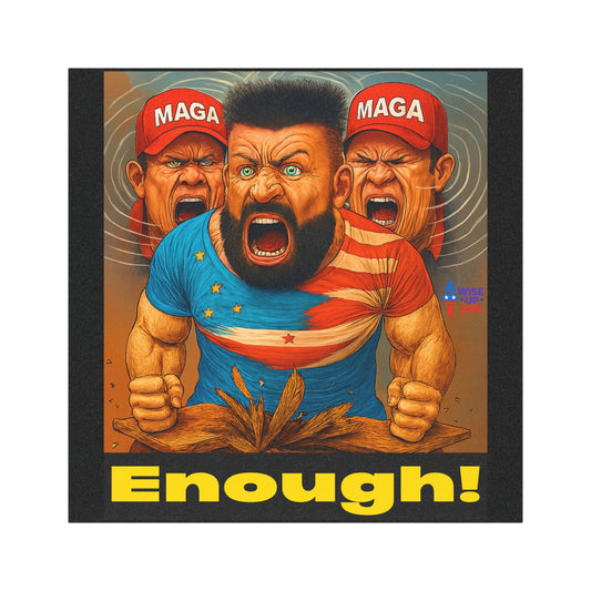 Political Car/Refrigerator Magnets, Enough MAGA!, Midterms 26, Election Decor, Out with Republicans, Gift for Activists, Out with MAGA