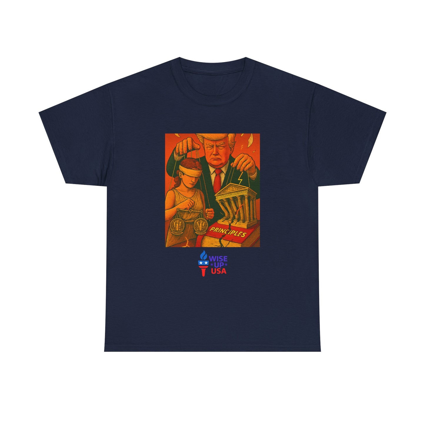 Supreme Court Puppets Unisex Heavy Cotton Tee - Election Day Apparel, Stop Trump - Midterm 26 - Rid of Republicans, Mid Term Voting. Supreme