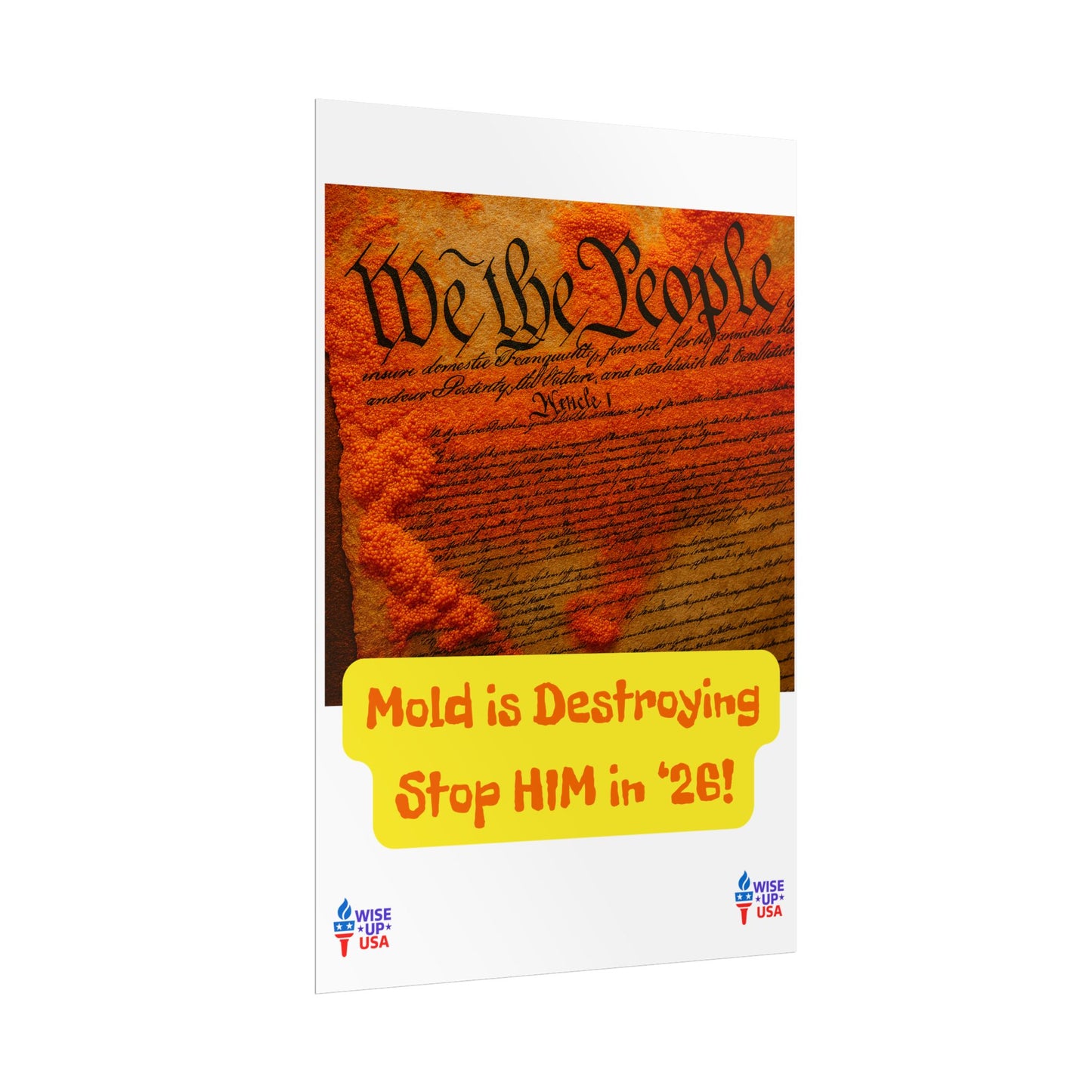 Colorful Protest Art Poster, Mold in Constitution, Activism Wall Art, Political Prints, Corrupt Congress, Midterm Elections, oust elite