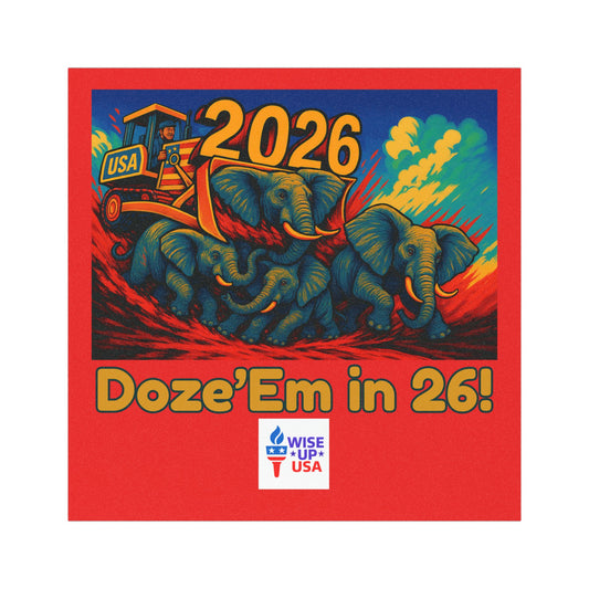 Political Car Magnets, Midterms 26, Election Decor, Out with Republicans Fun Vehicle Accessory, Gift for Activists, Vehicle Bumper Magnets,