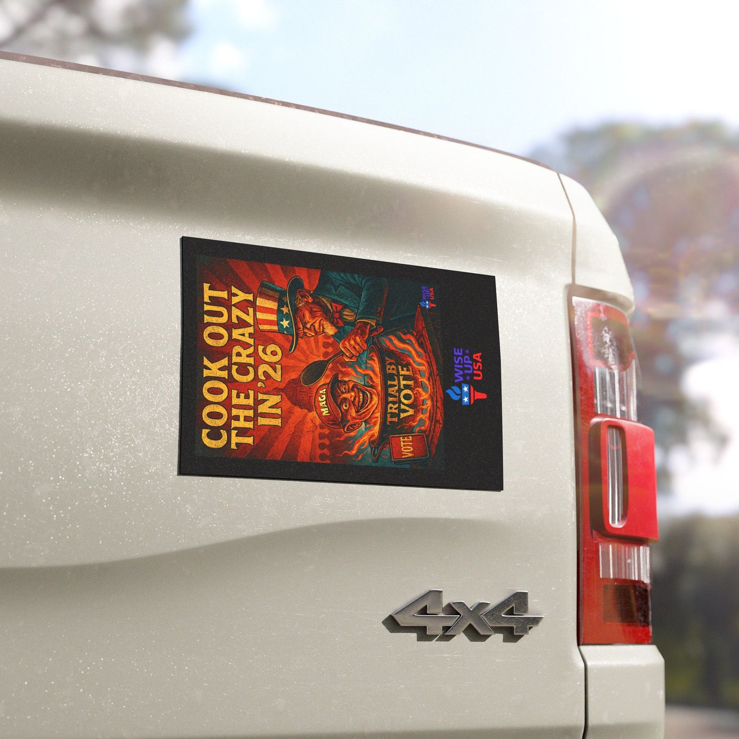 Political Protest Car Magnet for Anti-MAGA Voters, Anti-Trump Bumper Sticker, Vote Out Maga Politicians, Congress Resistance Decal, Resist