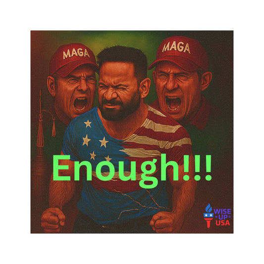 Political Car/Refrigerator Magnets, Enough 2 MAGA!, Midterms 26, Election Decor, Out with Republicans, Gift for Activists, Out with MAGA