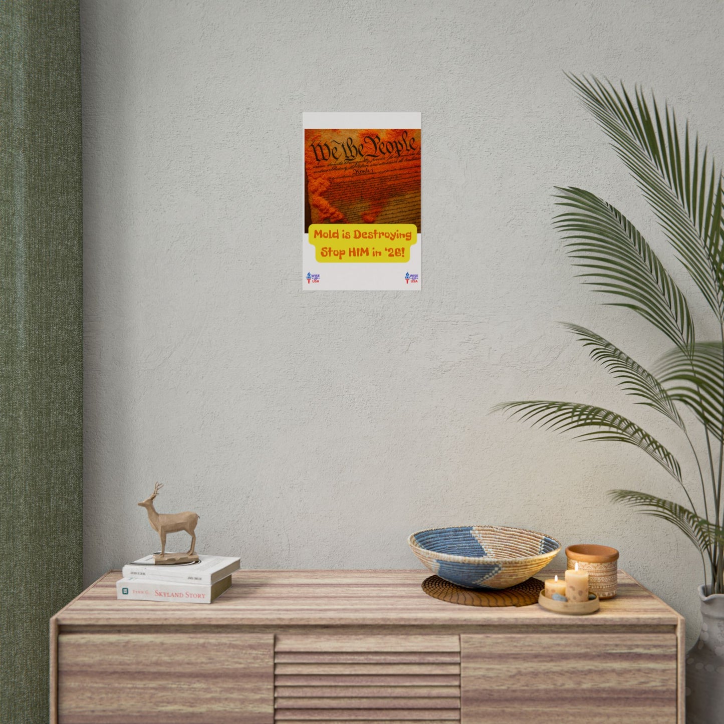 Colorful Protest Art Poster, Mold in Constitution, Activism Wall Art, Political Prints, Corrupt Congress, Midterm Elections, oust elite