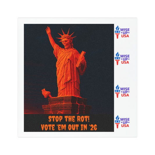 Political Car Magnets, USA Election Decor, Rotting Country, Gift for Activists, Stop the ROT, Wise Up USA, Midterm Elections, Statue Liberty