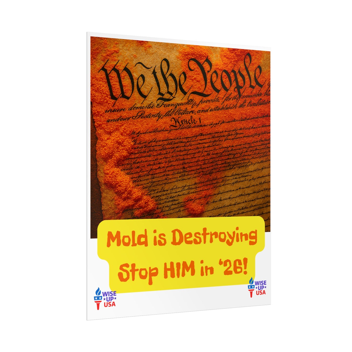 Colorful Protest Art Poster, Mold in Constitution, Activism Wall Art, Political Prints, Corrupt Congress, Midterm Elections, oust elite