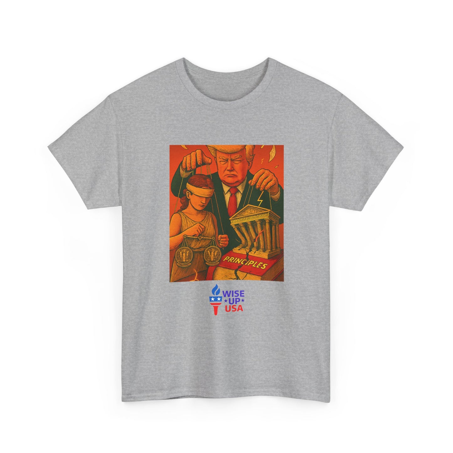 Supreme Court Puppets Unisex Heavy Cotton Tee - Election Day Apparel, Stop Trump - Midterm 26 - Rid of Republicans, Mid Term Voting. Supreme
