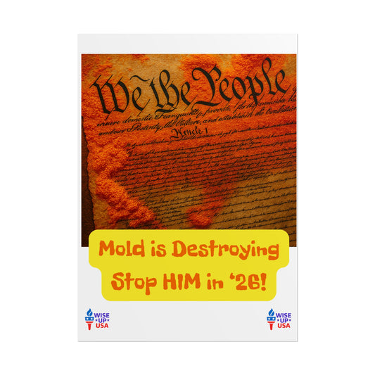 Colorful Protest Art Poster, Mold in Constitution, Activism Wall Art, Political Prints, Corrupt Congress, Midterm Elections, oust elite