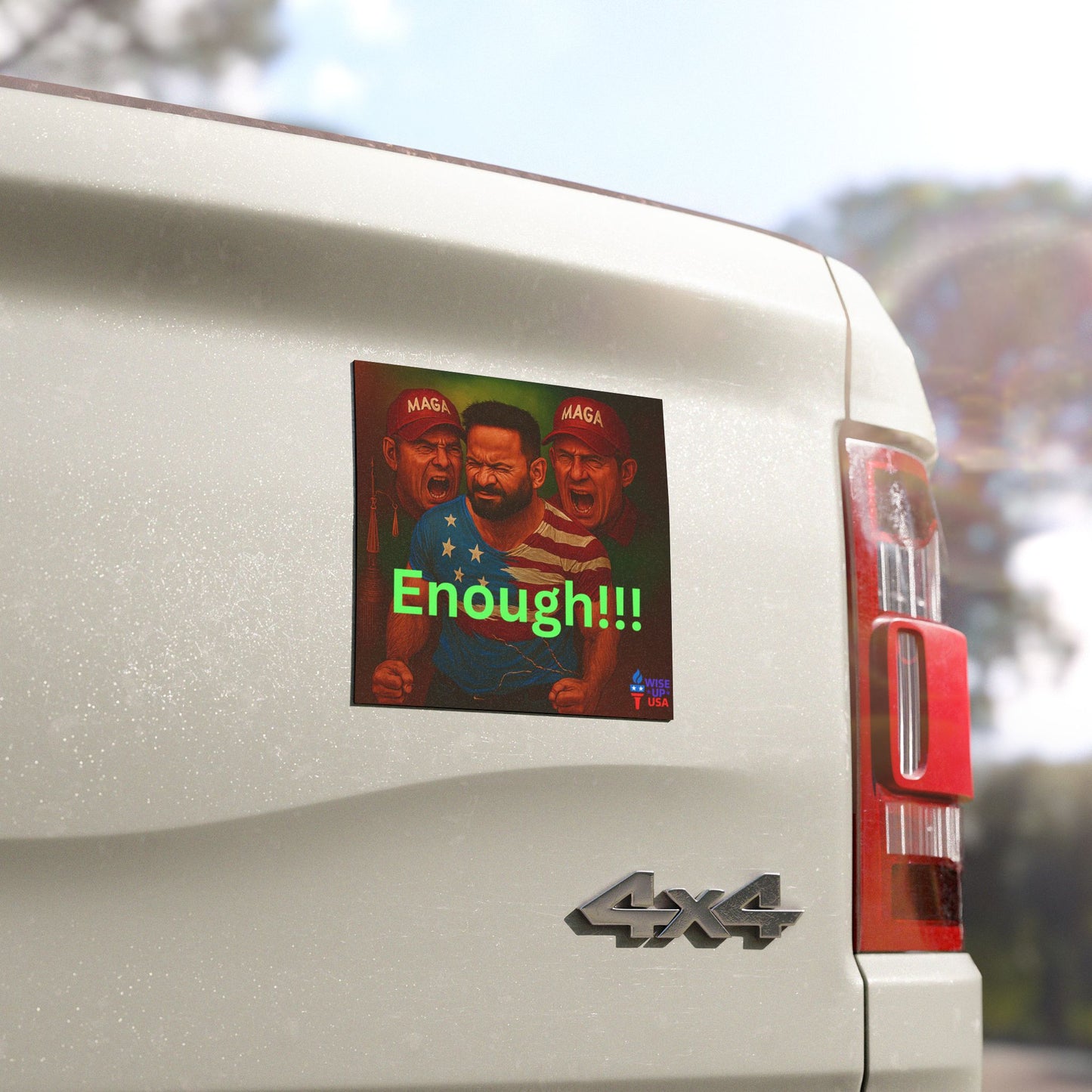 Political Car/Refrigerator Magnets, Enough 2 MAGA!, Midterms 26, Election Decor, Out with Republicans, Gift for Activists, Out with MAGA