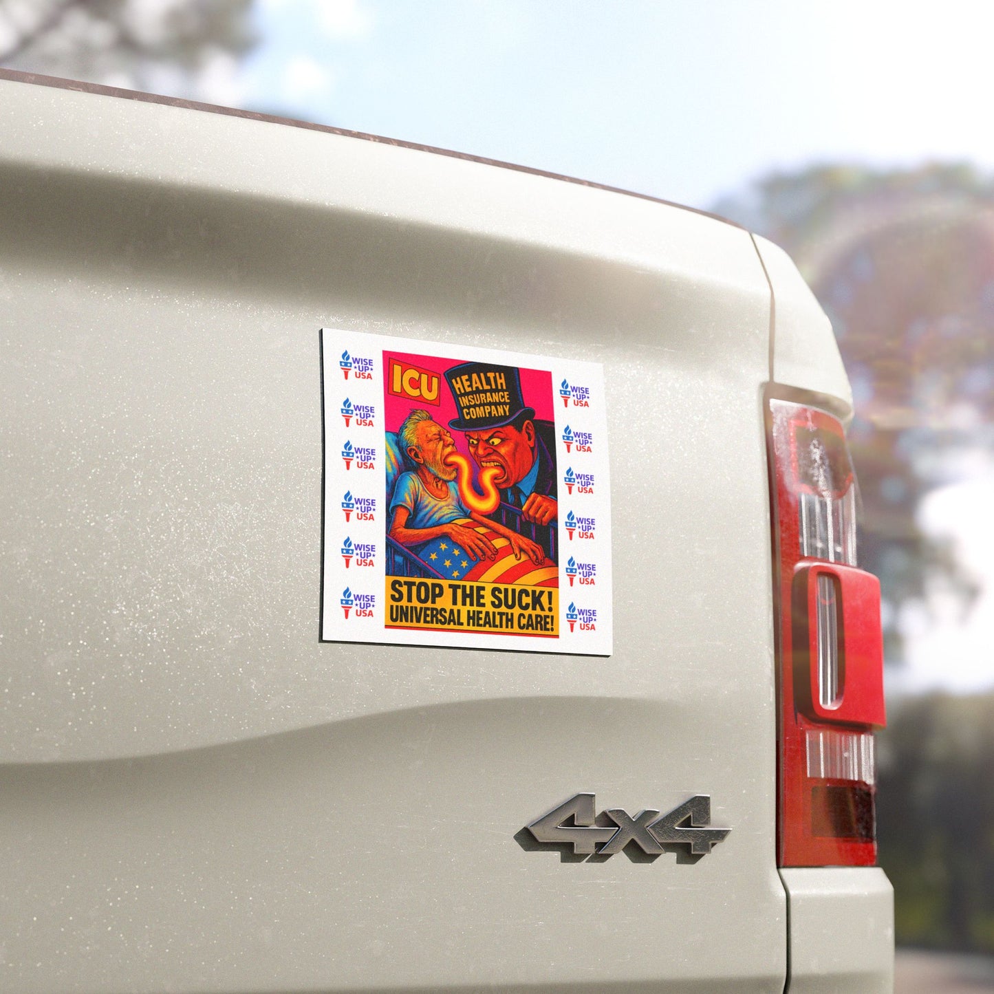 Political Car Magnets, USA Election Decor, Fun Vehicle Accessory, Gift for Activists, Stop the Suck in 26, Wise Up USA, Midterm Elections