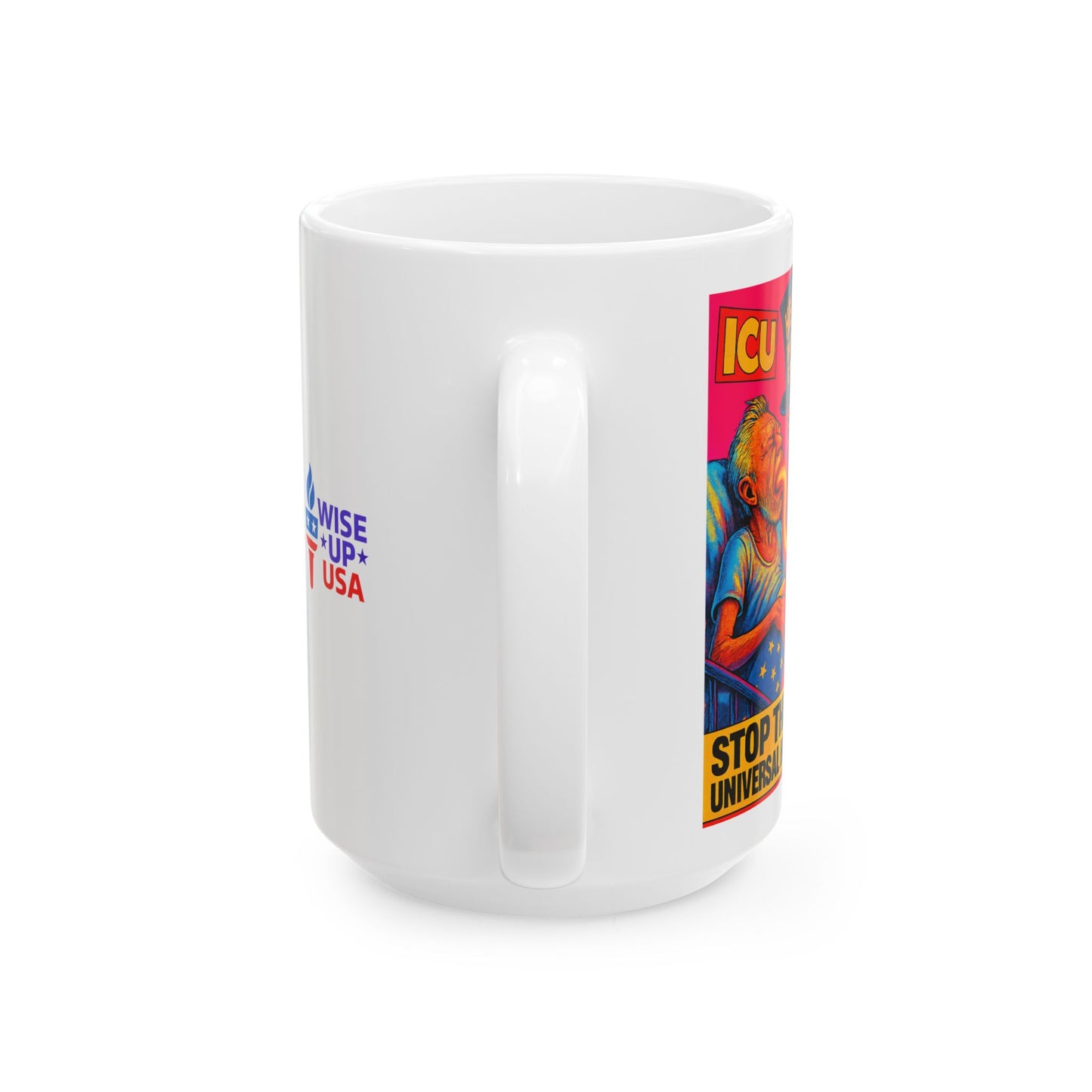 Ceramic Mug, Stop the Suck in 26, Election Decor, Wise Up USA, Activist, Midterms 26, Political Coffee Cup, Protester Present, Universal