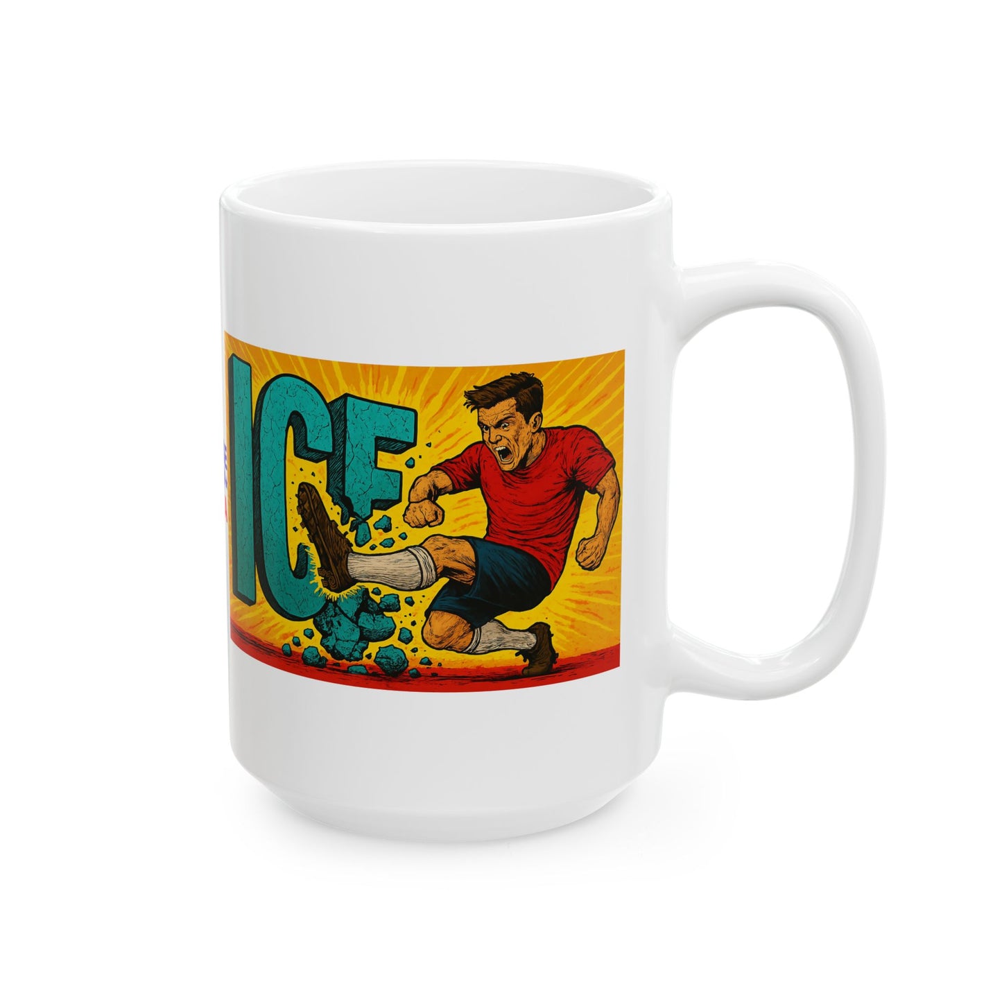 Ceramic Mug, Kick Ice in 26, Election Decor, Wise Up USA, Activist, Midterms 26, Political Coffee Cup, Stop Ice Raids, treat Immigrants fair