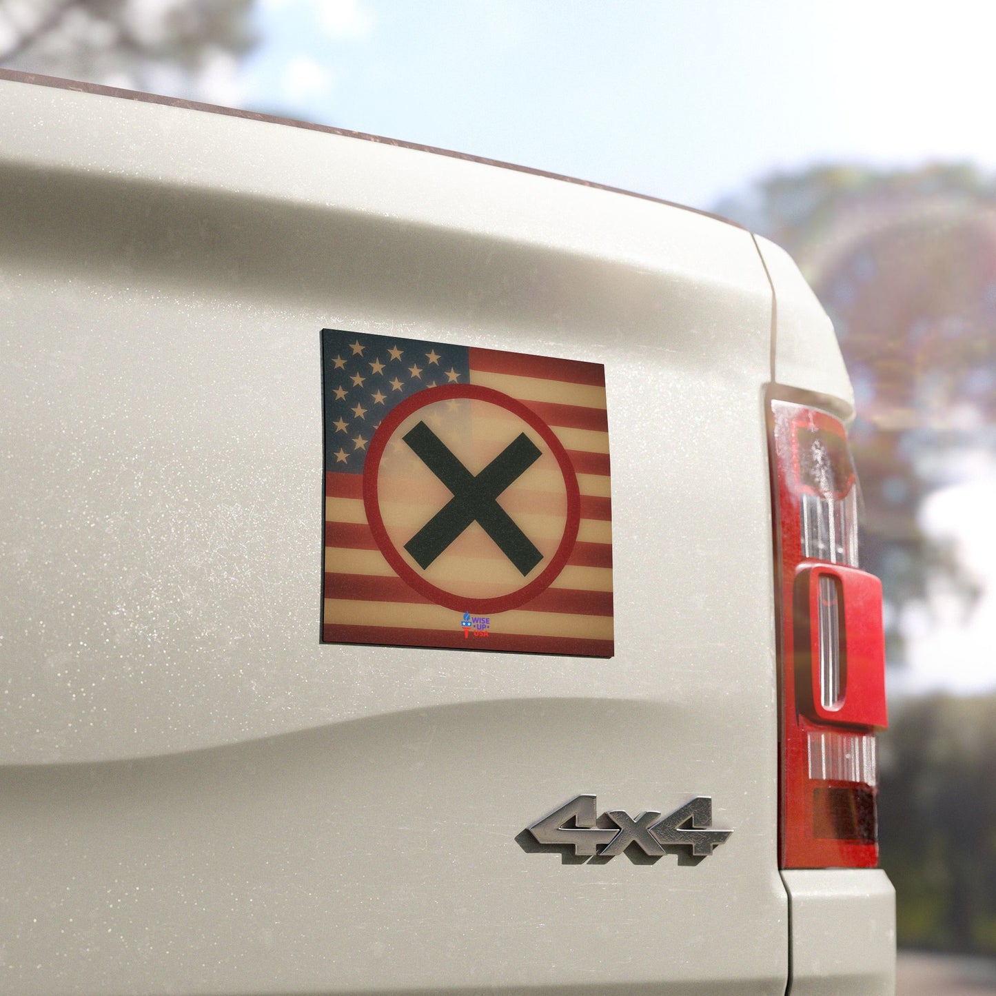 Political Car Magnets, USA Flag Morph Plain, Distressed American Flag, Gift , Stop Trump, Wise Up USA, Midterm Elections, Vote '26, USA Flag