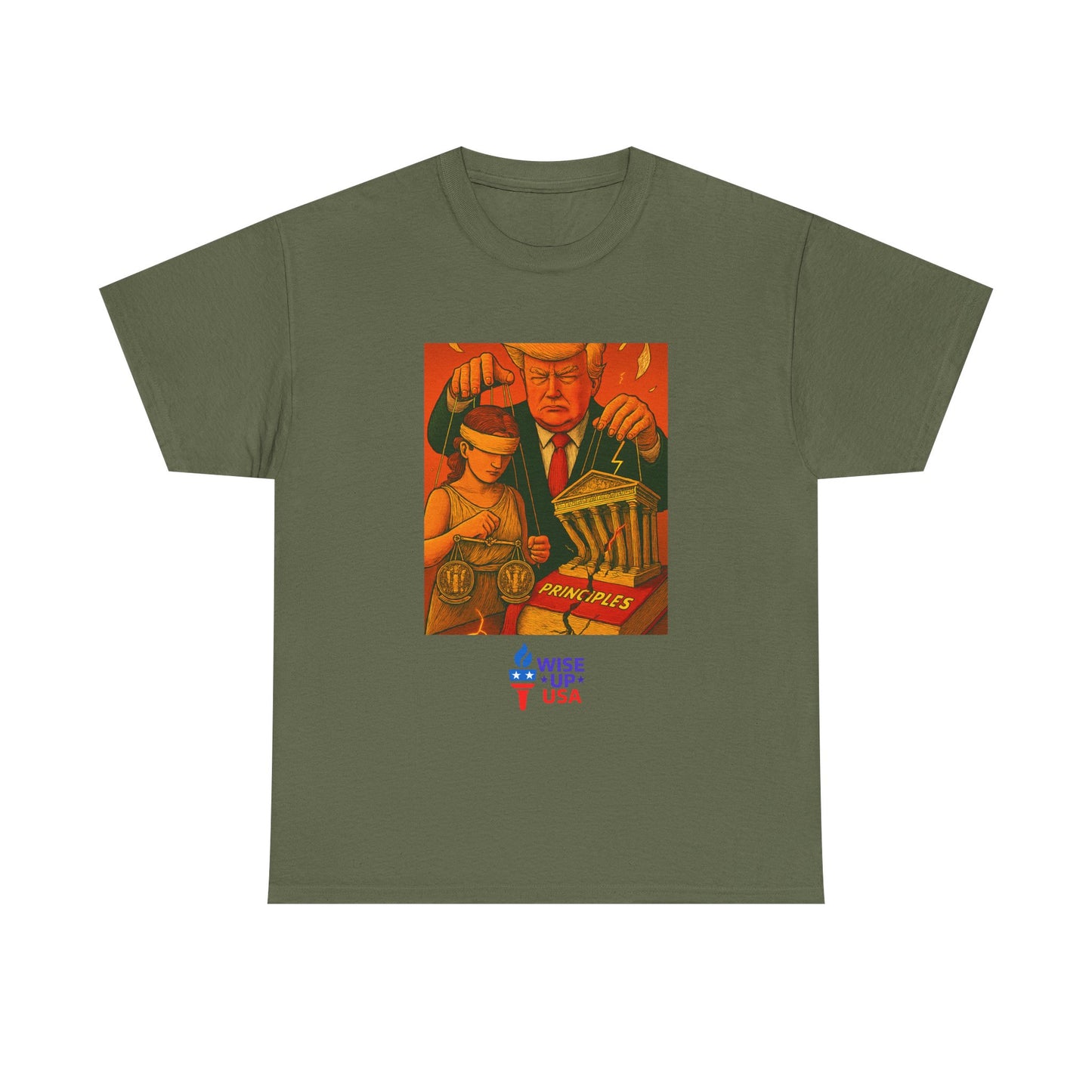 Supreme Court Puppets Unisex Heavy Cotton Tee - Election Day Apparel, Stop Trump - Midterm 26 - Rid of Republicans, Mid Term Voting. Supreme