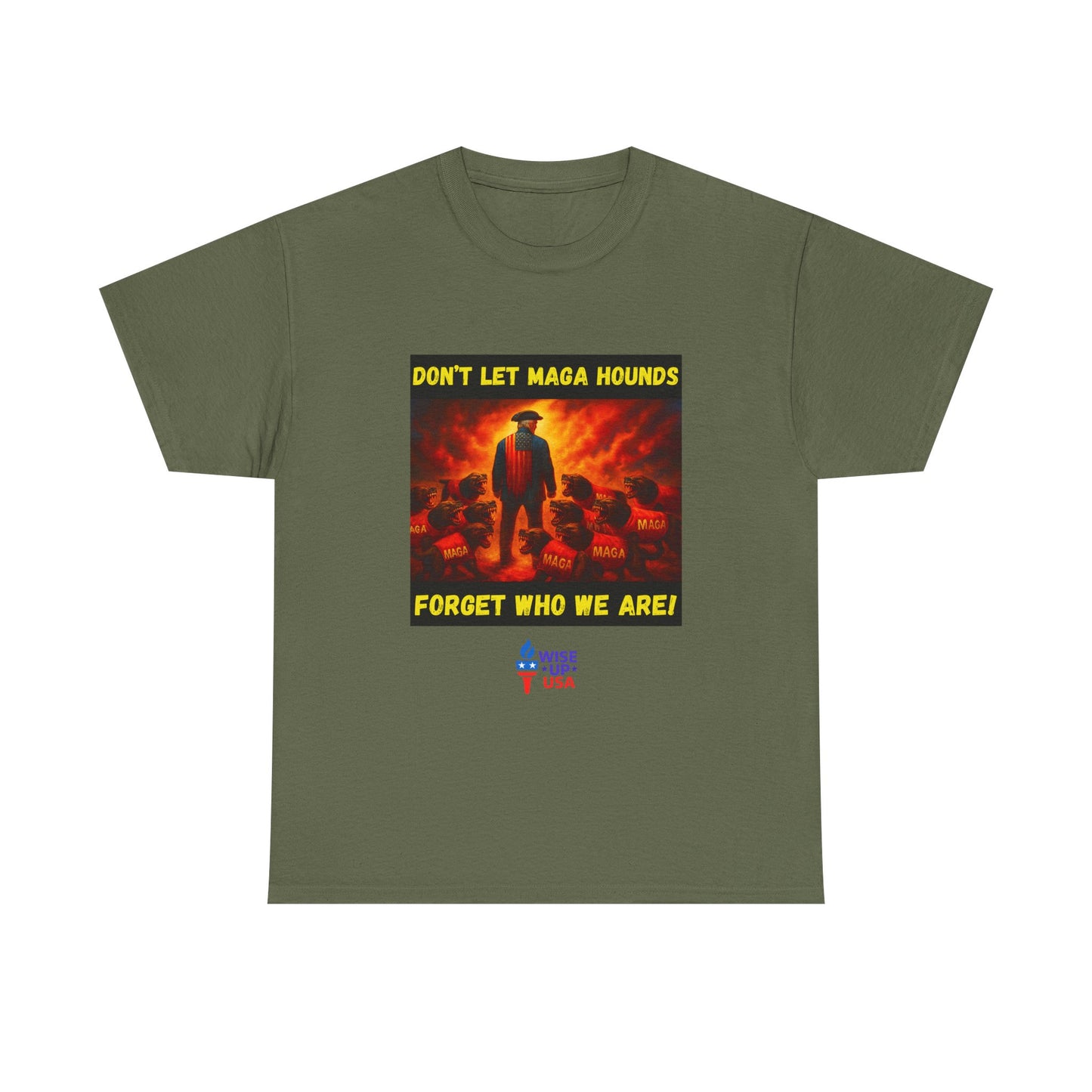 Don't Forget Who We Are Great Unisex Heavy Cotton Tee, Election Day Apparel Activists, Anti MAGA, Republicans, and MAGA, Resistance, Midterm