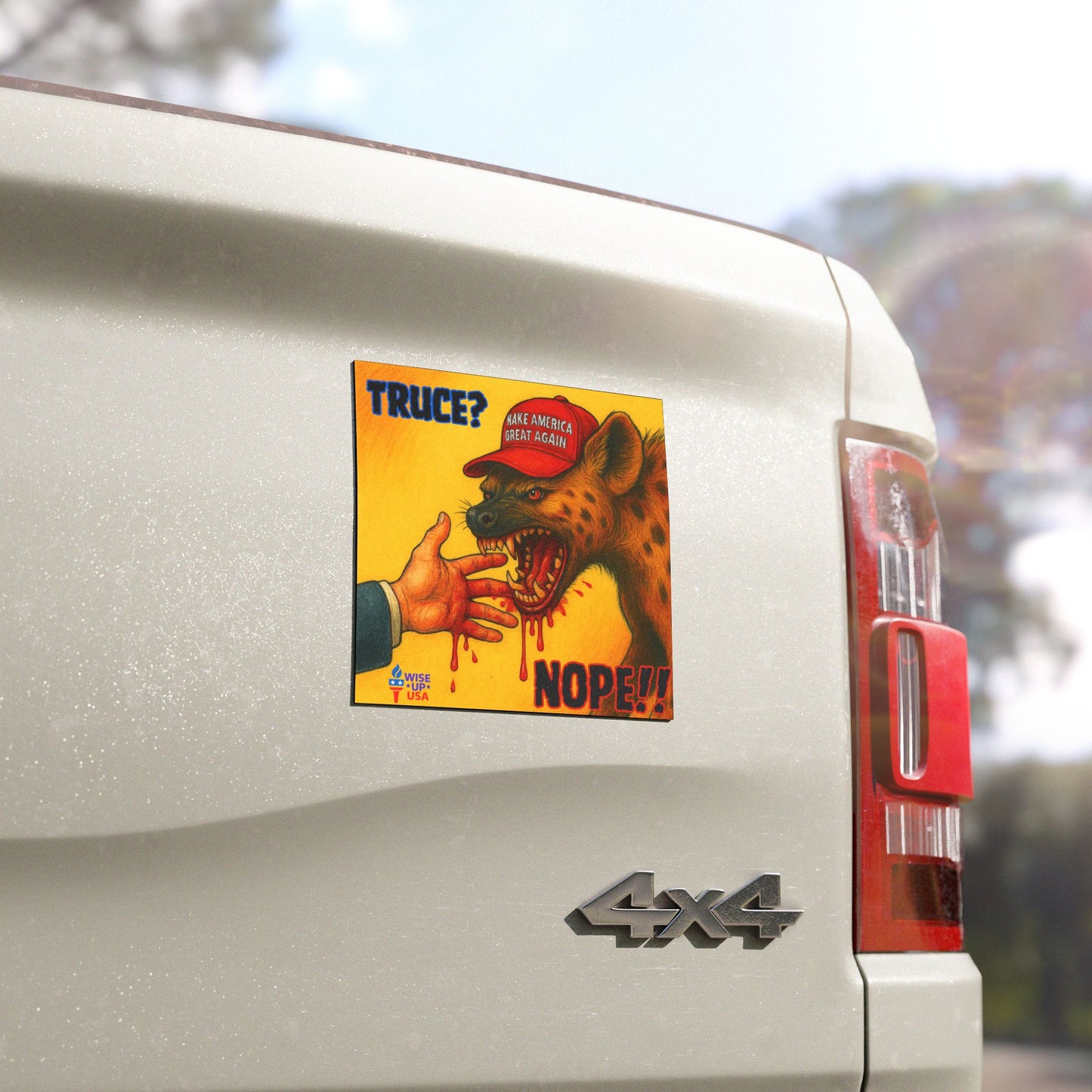 Political Car/Refrigerator Magnets, Truce? Nope!, Midterms 26, Election Decor, Out with Republicans, Gift for Activists, Out with MAGA
