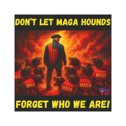 Political Car/Refrigerator Magnets, Don't Forget Who We Are USA, Midterms 26, Out with Republicans, Gift for Activists, Out with MAGA