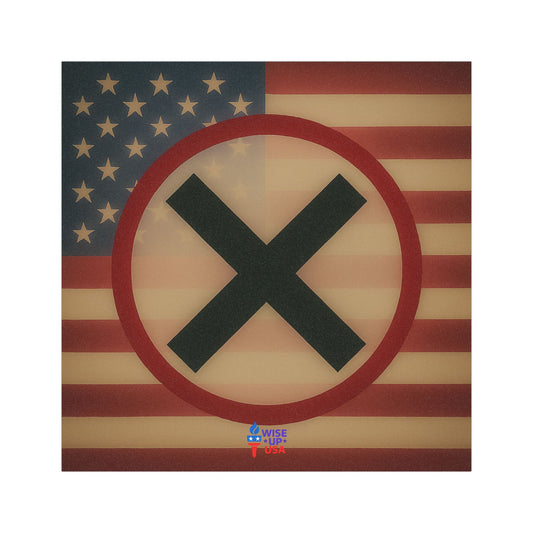 Political Car Magnets, USA Flag Morph Plain, Distressed American Flag, Gift , Stop Trump, Wise Up USA, Midterm Elections, Vote '26, USA Flag