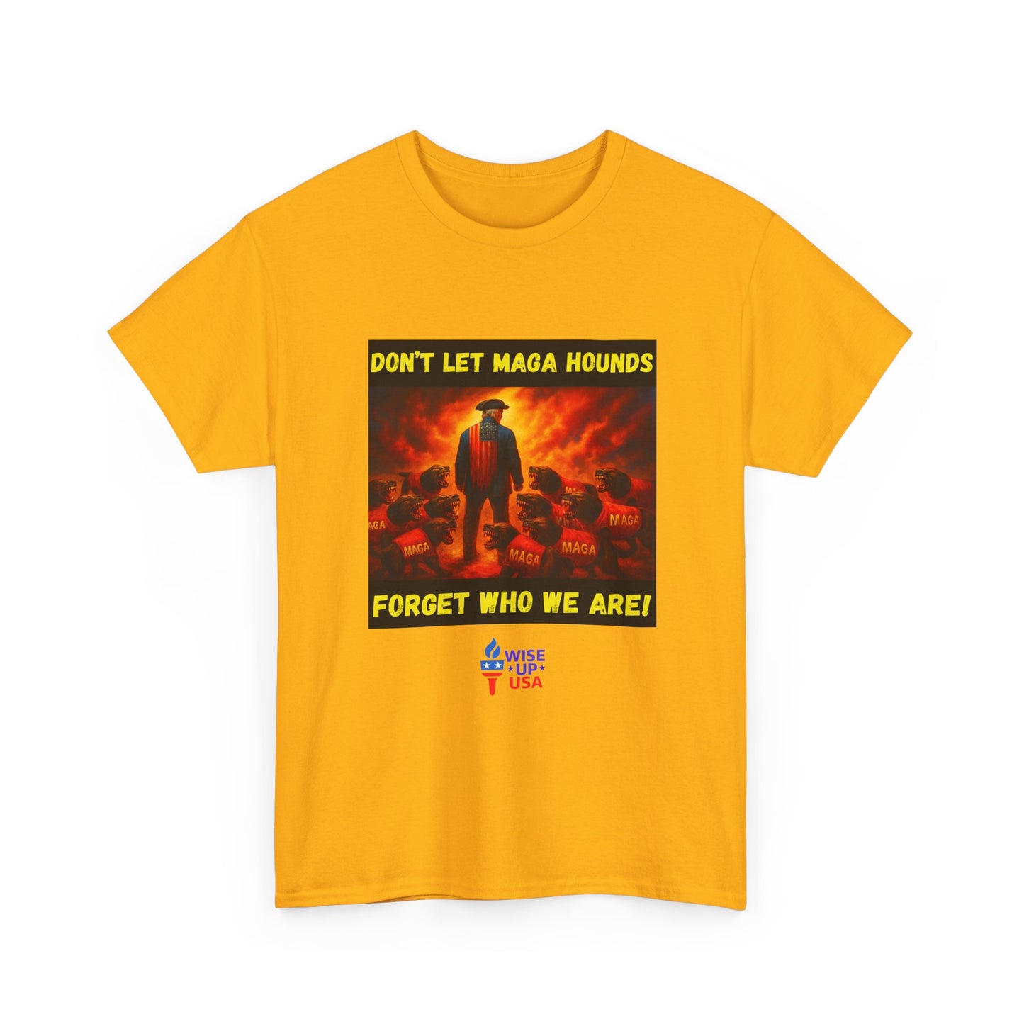 Don't Forget Who We Are Great Unisex Heavy Cotton Tee, Election Day Apparel Activists, Anti MAGA, Republicans, and MAGA, Resistance, Midterm