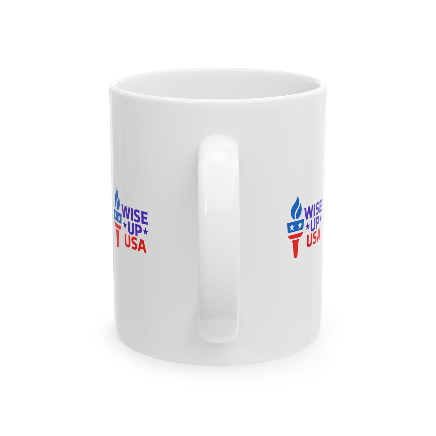 Ceramic Mug Vote the FIX in 26 Election Decor, Wise Up USA Activist Gift, Midterms 26, Political Coffee Cup, Protester Present