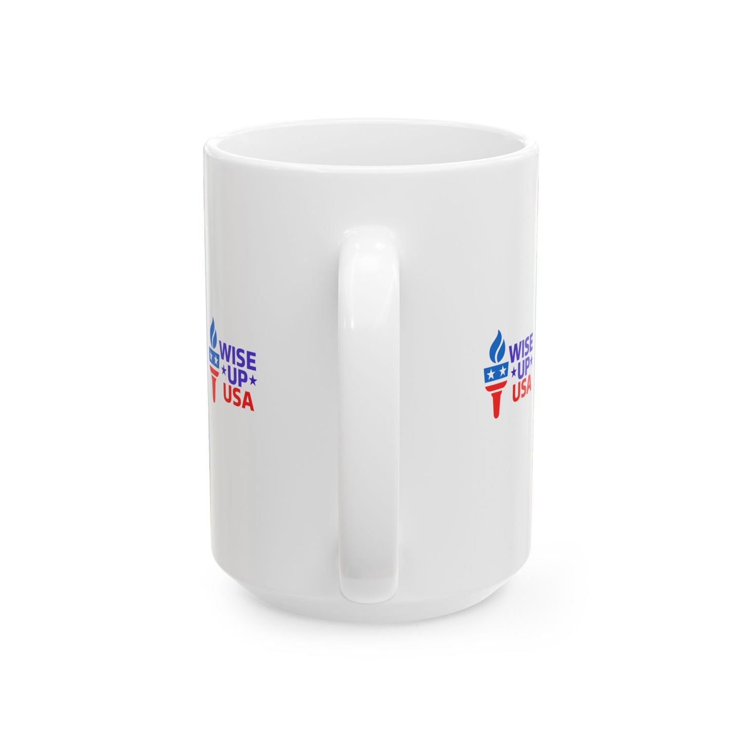 Ceramic Mug Vote the FIX in 26 Election Decor, Wise Up USA Activist Gift, Midterms 26, Political Coffee Cup, Protester Present