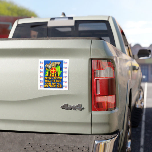 Political Car Magnets, USA Election Decor, Fun Vehicle Accessory, Gift for Activists, Care for ALL in 26, Wise Up USA, Midterm Elections