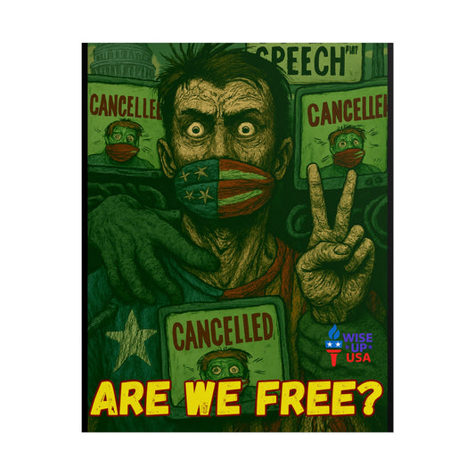 Protest Poster, Stop Cancel Culture Design, Activist Wall Art, Bold Political Message, Dorm Room Decor, Office Art, Election Season Sign