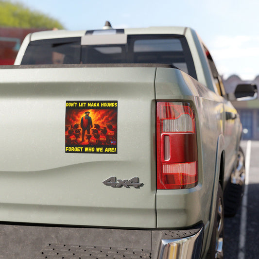 Political Car/Refrigerator Magnets, Don't Forget Who We Are USA, Midterms 26, Out with Republicans, Gift for Activists, Out with MAGA