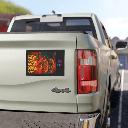 Political Protest Car Magnet for Anti-MAGA Voters, Anti-Trump Bumper Sticker, Vote Out Maga Politicians, Congress Resistance Decal, Resist