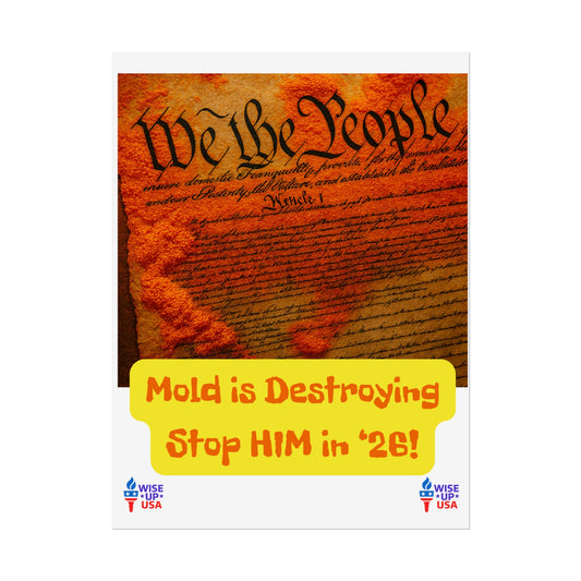 Colorful Protest Art Poster, Mold in Constitution, Activism Wall Art, Political Prints, Corrupt Congress, Midterm Elections, oust elite