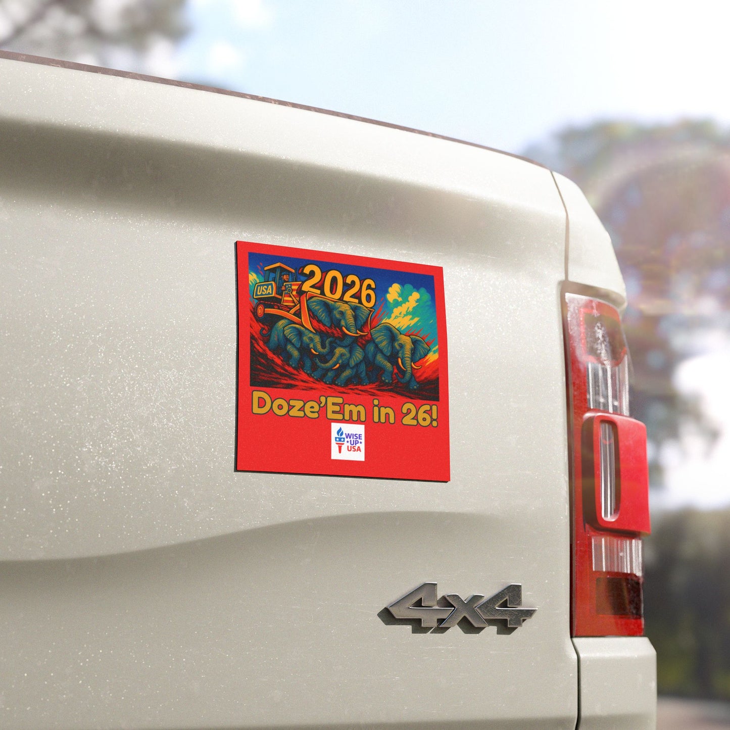 Political Car Magnets, Midterms 26, Election Decor, Out with Republicans Fun Vehicle Accessory, Gift for Activists, Vehicle Bumper Magnets,