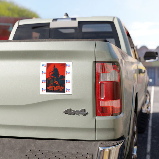 Political Refrigerator/Car Magnets, USA Election Decor, Rotting Country, Activists, Vote OUT the Orange Mold, Wise Up USA, Midterm Elections
