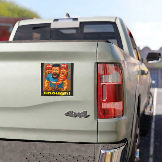 Political Car/Refrigerator Magnets, Enough MAGA!, Midterms 26, Election Decor, Out with Republicans, Gift for Activists, Out with MAGA