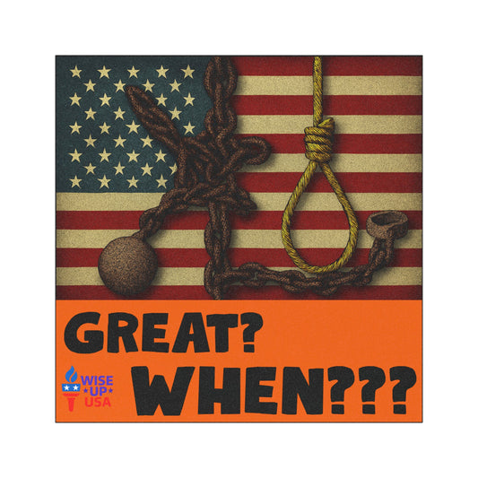 Political Car/Refrigerator Magnets, Great? When?, Midterms 26, Election Decor, Out with Republicans, Gift for Activists, Bumper Magnets